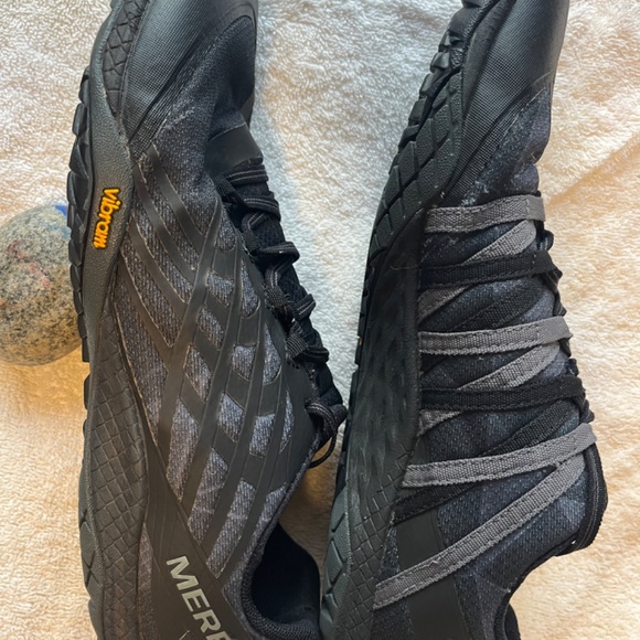 Merrell Trail Glove 4 Barefoot Running Shoes Mens 10 Black Minimalist Vibram - Picture 16 of 16